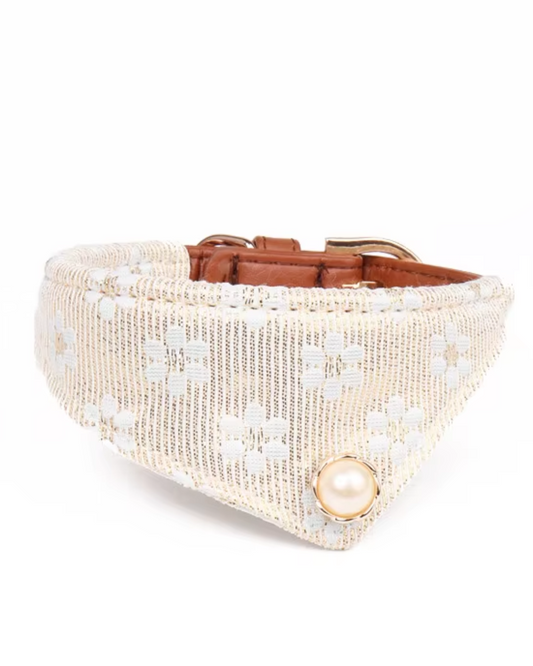 Bandana Collar with Flower